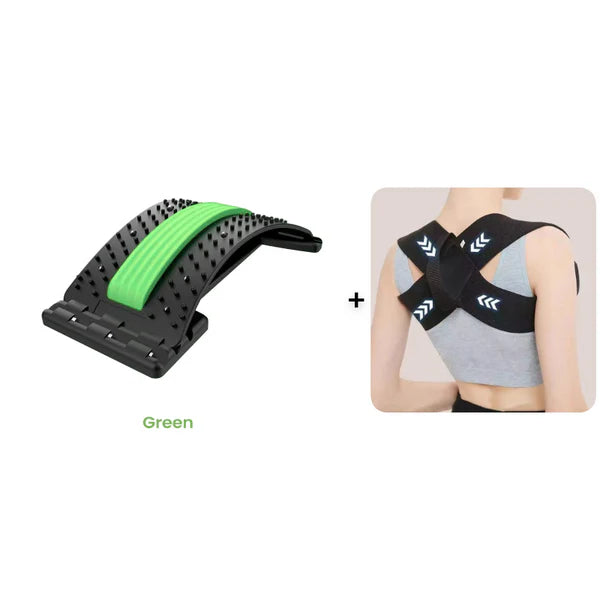 Premium Magnetic Lumbar Stretcher – Gentle Acupressure Massage, Breathable Fabric