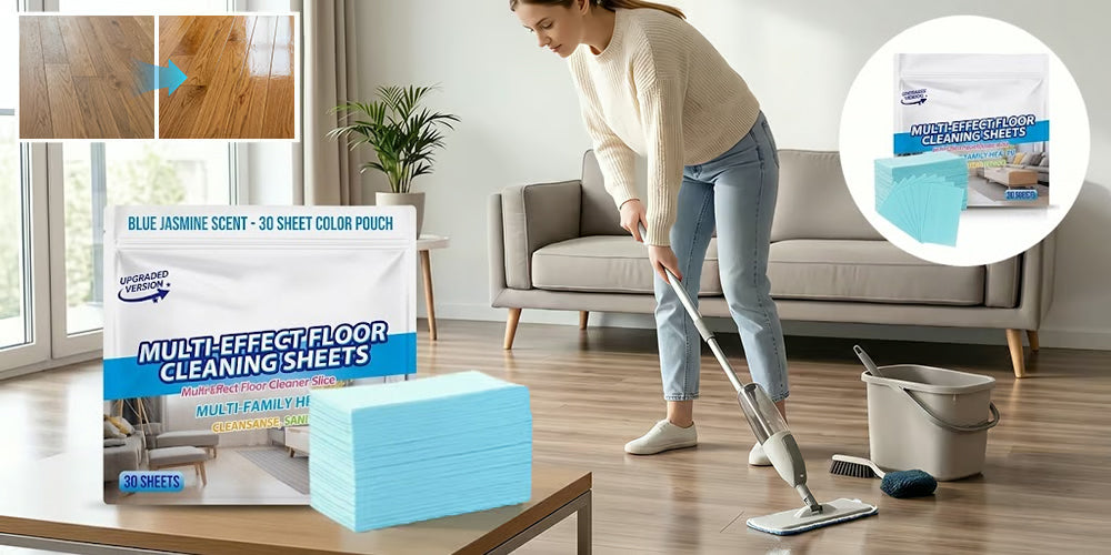 2026 Upgrade: Multi-Surface Dissolving Floor Cleaner Tablets | Pet & Kid Safe