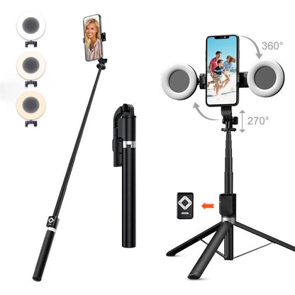🎁Hot Sale 50% OFF⏳New 6 in 1 Bluetooth Selfie Stick