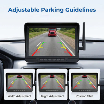 Wireless Solar-Powered Backup Camera System