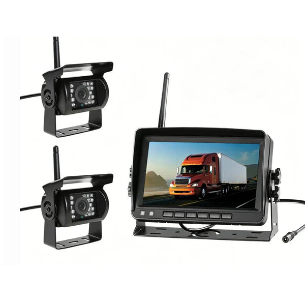 Wireless Solar-Powered Backup Camera System
