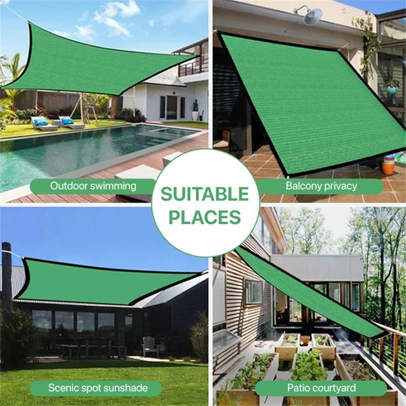 📢📢40% OFF !! ⏰Sun Shade Sail UV Block Rectangle Canopy
