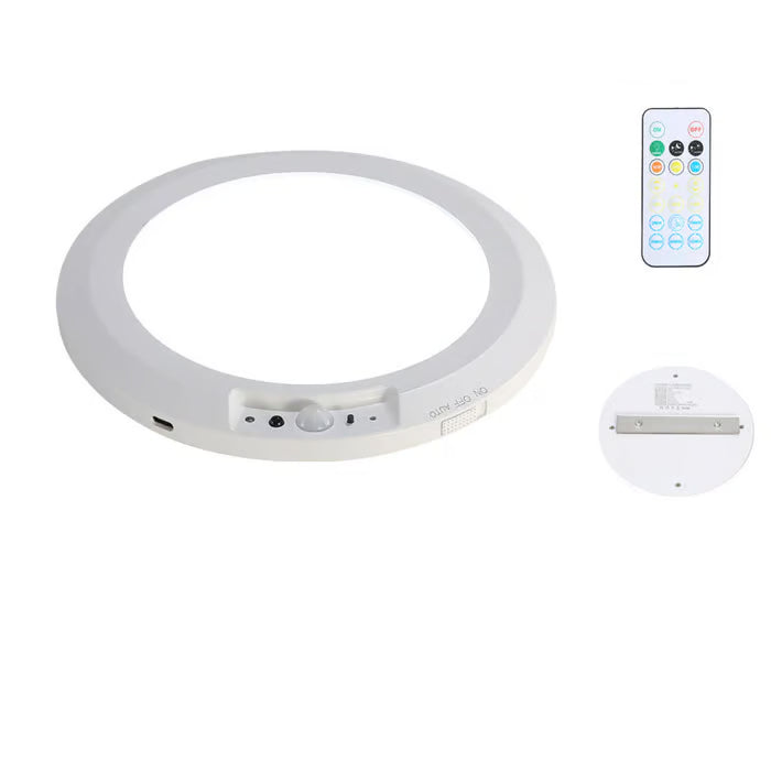 🎁LAST DAY 49％ OFF🔌Rechargeable Magnetic Wireless Motion Sensor Ceiling Light with Remote💡