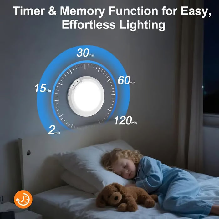 🎁LAST DAY 49％ OFF🔌Rechargeable Magnetic Wireless Motion Sensor Ceiling Light with Remote💡
