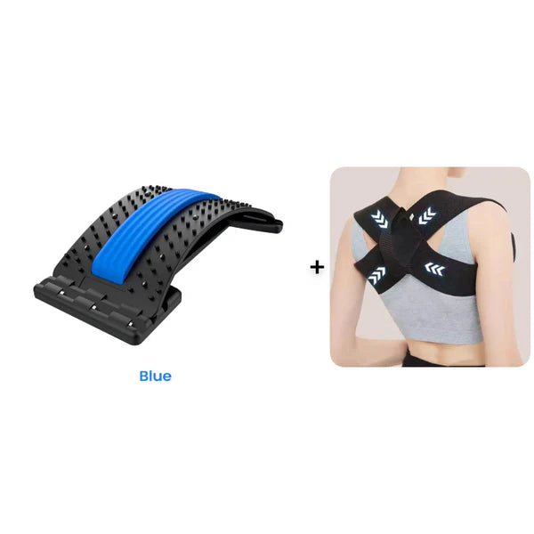 Premium Magnetic Lumbar Stretcher – Gentle Acupressure Massage, Breathable Fabric