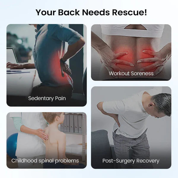 Premium Magnetic Lumbar Stretcher – Gentle Acupressure Massage, Breathable Fabric