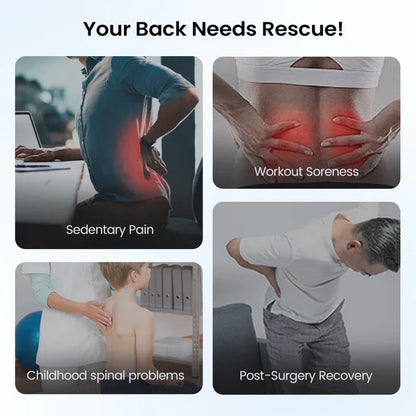 Premium Magnetic Lumbar Stretcher – Gentle Acupressure Massage, Breathable Fabric