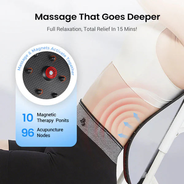 Premium Magnetic Lumbar Stretcher – Gentle Acupressure Massage, Breathable Fabric